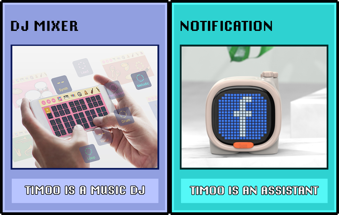 notificaciones de redes sociales divoom timoo