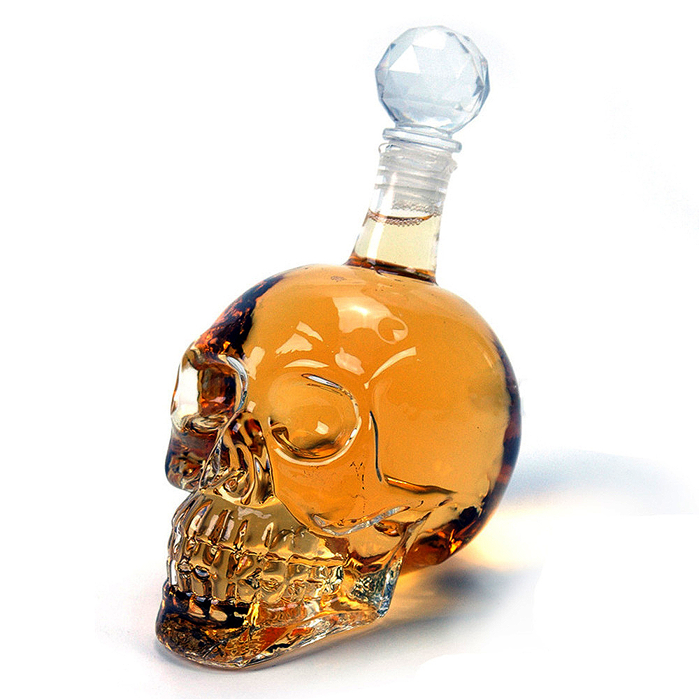 decantadores de calavera - decantador de whisky