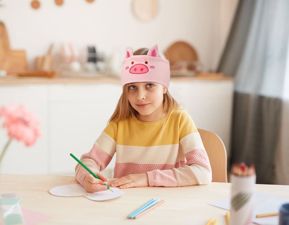 Antifaz para dormir con bluetooth para niños, para dormir mejor