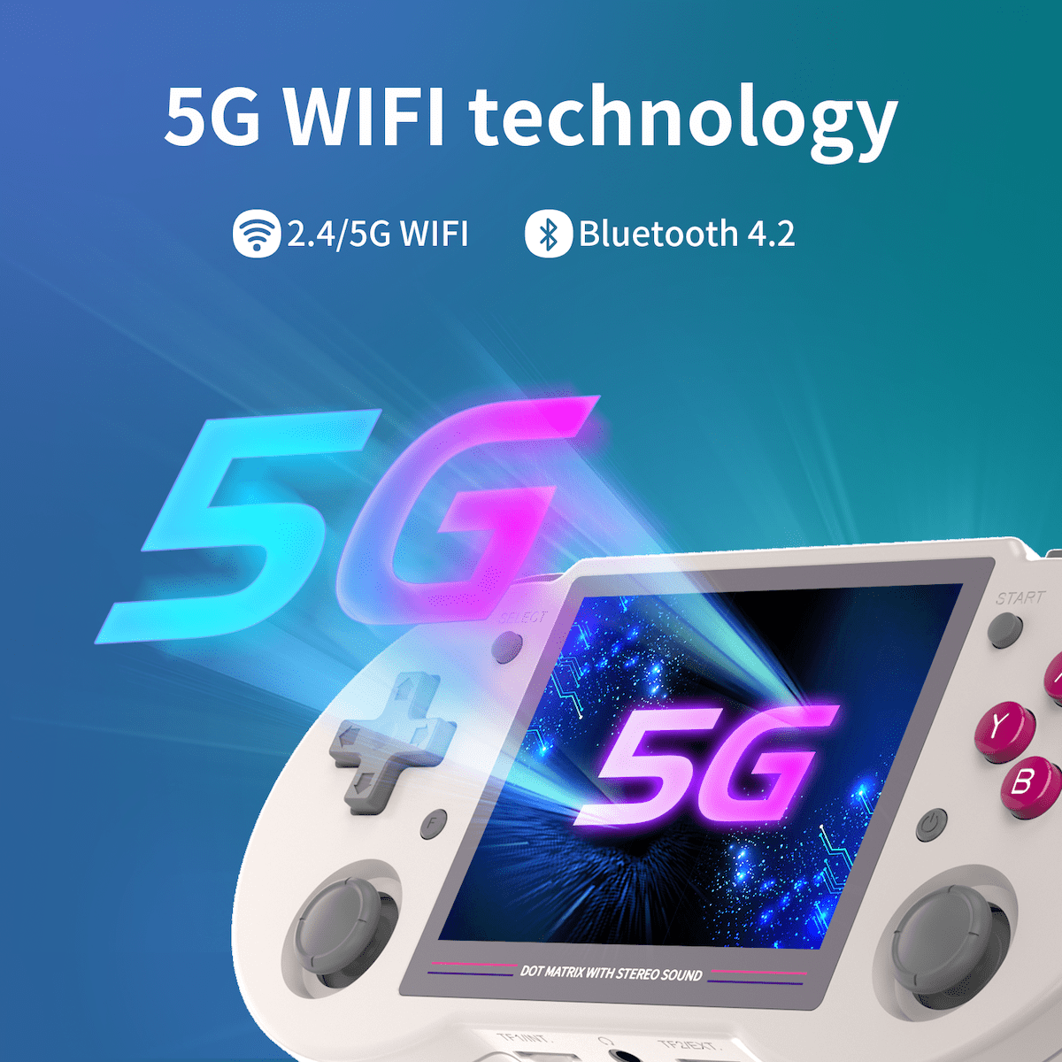 Consola de juegos wifi 5g portátil para niños de bolsillo