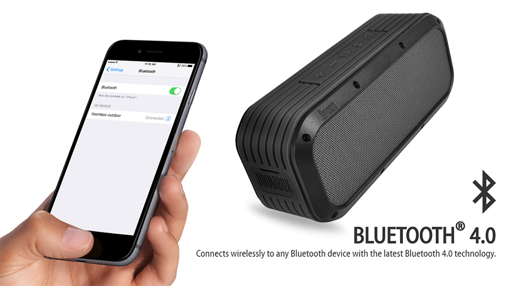 voombox altavoz portátil al aire libre del bluetooth