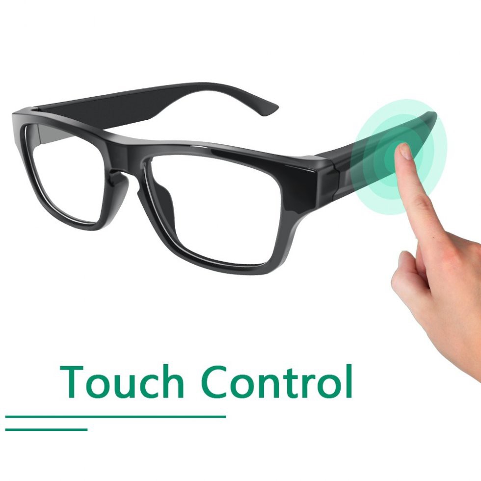 gafas elegantes con cámara Full HD - control táctil